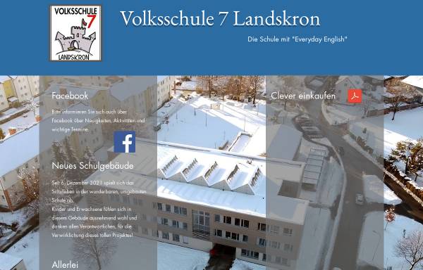 Vorschau von www.vs-villach7.ksn.at, Volksschule 7, Landskron