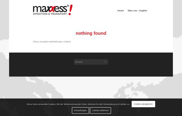 Vorschau von maxxess.at, Maxxess Trade & Logistik GmbH