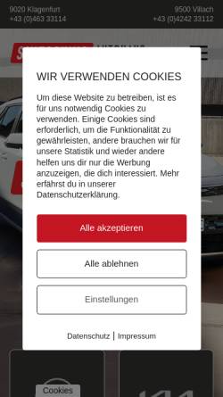 Vorschau der mobilen Webseite www.motodrom.at, Motodrom Sintschnig