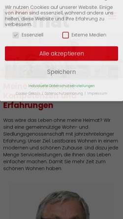 Vorschau der mobilen Webseite www.heimat-villach.at, Heimat