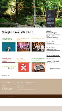 Vorschau der mobilen Webseite www.gemeinde-bildstein.at, Gemeinde Bildstein