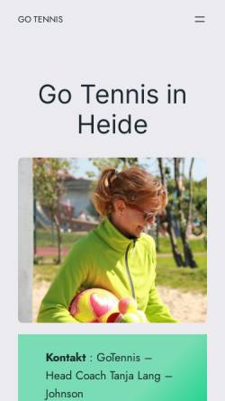 Vorschau der mobilen Webseite www.usa-tennis.de, USA Tennis