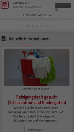 Vorschau der mobilen Webseite www.buers.at, Gemeinde Bürs