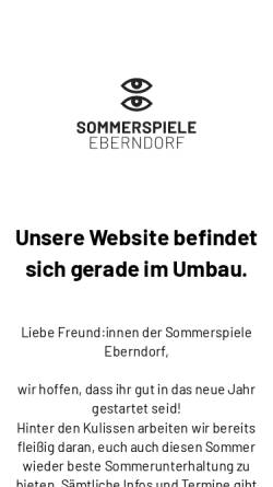Vorschau der mobilen Webseite www.sks-eberndorf.at, Südkärntner Sommerspiele