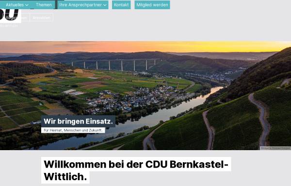 Vorschau von www.cdu-bernkastel-wittlich.de, CDU-Kreisverband Bernkastel-Wittlich