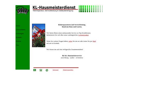 Vorschau von www.kl-hausmeisterdienst.de, KL-Hausmeisterdienst