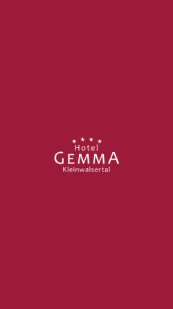 Vorschau der mobilen Webseite www.gemma.at, Hotel-Pension Gemma