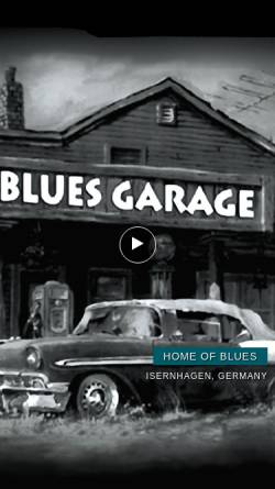 Vorschau der mobilen Webseite www.bluesgarage.de, Blues Garage