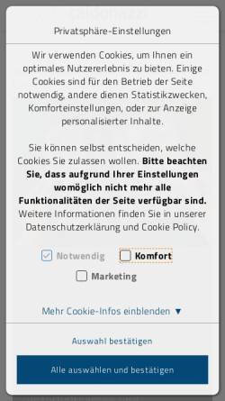 Vorschau der mobilen Webseite caldonazzi.at, Caldonazzi Grafik-Design