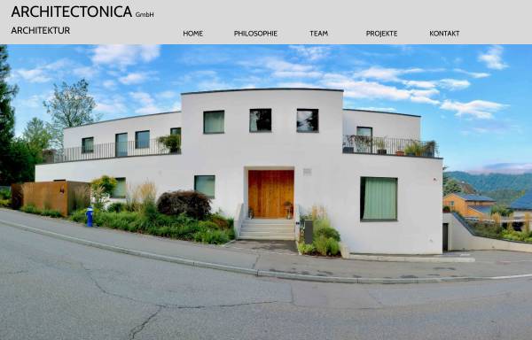 Vorschau von www.architectonica.ch, Architectonica GmbH - Architektur