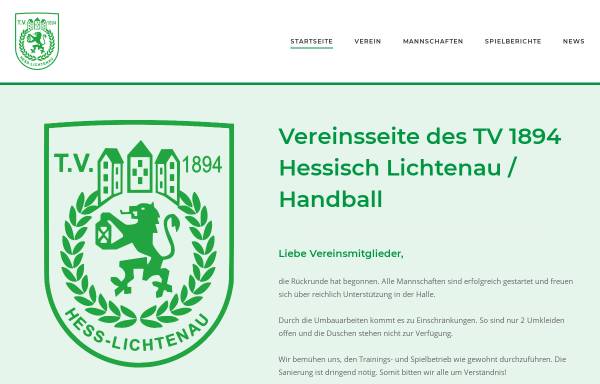 Vorschau von www.hsgheli.de, HSG Hess. Lichtenau / Großalmerode