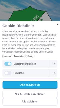 Vorschau der mobilen Webseite www.hopfelde.de, Spielvereinigung Hopfelde-Hollstein