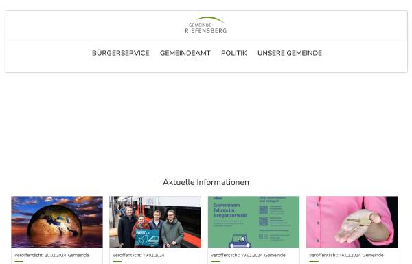Gemeinde Riefensberg online