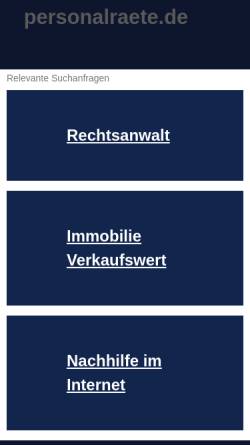 Vorschau der mobilen Webseite www.personalraete.de, ÖD-Box