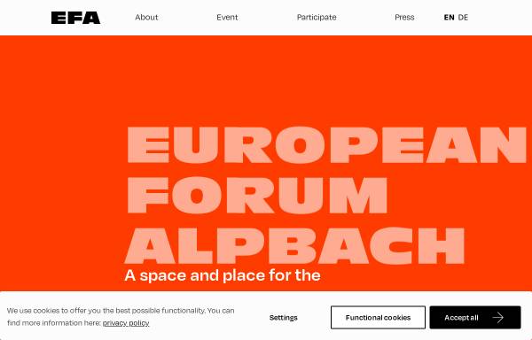 Europäisches Forum Alpbach