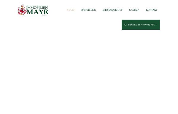 Vorschau von www.immobilienmayr.at, Immobilien Mayr GmbH