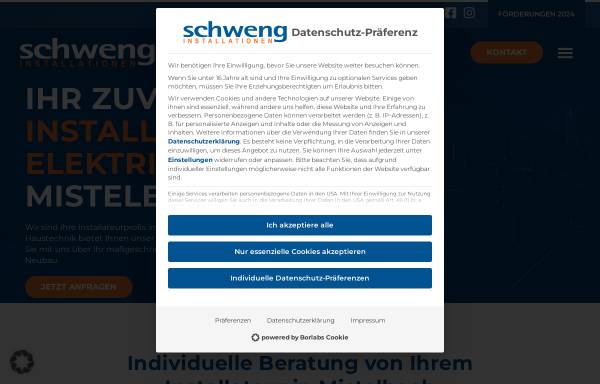 Vorschau von www.schweng.at, Installationen Schweng GmbH