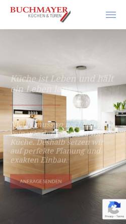 Vorschau der mobilen Webseite www.kuechen-tueren.at, Küchen und Türen Gmbh