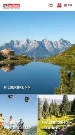 Vorschau der mobilen Webseite www.schneedorado.at, Bergbahnen Fieberbrunn