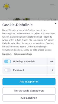 Vorschau der mobilen Webseite www.freistadt.at, Freistädter Freizeit Club