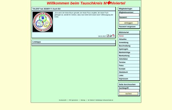 Vorschau von www.tauschkreis-muehlviertel.at, Talentetausch Mühlviertel