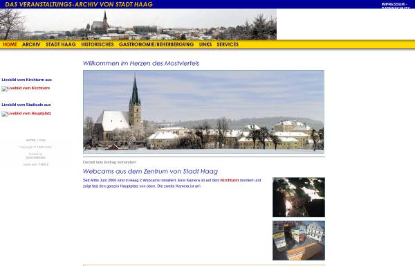Vorschau von www.stadthaag.com, Veranstaltungen und Aktivitäten in Stadt Haag