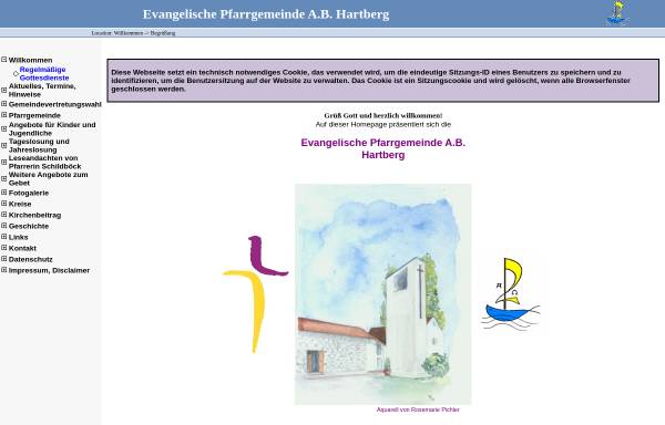Vorschau von www.evang-hartberg.at, Evangelische Pfarrgemeinde Hartberg