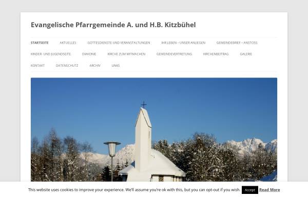 Vorschau von www.evangkitzbuehel.info, Evangelische Pfarrgemeinde Kitzbühel