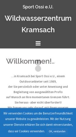 Vorschau der mobilen Webseite www.sport-ossi.at, Sport Ossi