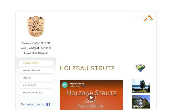 Vorschau von www.strutz-holzbau.at, Holzbau Strutz, Zimmerei