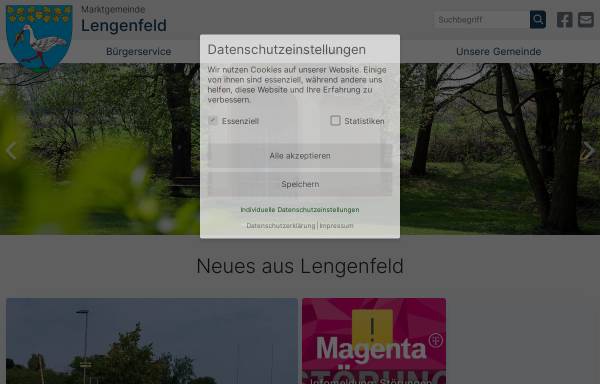 Vorschau von www.lengenfeld.at, Marktgemeinde Lengenfeld