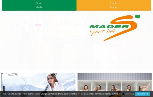 Vorschau von www.sport-mader.at, Sport Mader
