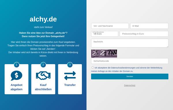 Vorschau von www.alchy.de, AlChy - Alchymie und Spagyrik