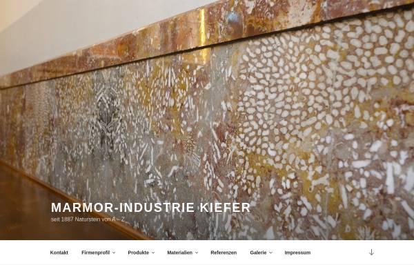 Vorschau von www.marmor-kiefer.at, Marmor Kiefer GmbH