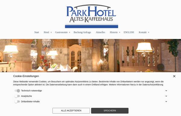 Vorschau von parkhotel-wolfenbuettel.de, Hotel und Restaurant Parkhotel