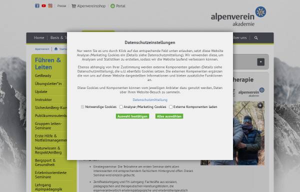 Vorschau von www.erlebnispaedagogik.at, Die Österreichische Infoplattform für Erlebnispädagogik