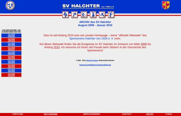 Vorschau von www.hsv-halchter.de, SV Halchter von 1926 e.V.