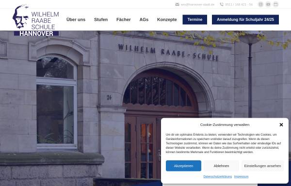 Vorschau von www.wrs-hannover.de, Wilhelm-Raabe-Schule