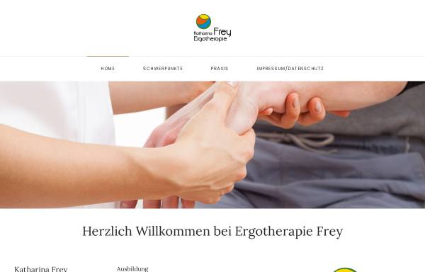 Vorschau von www.ergotherapie-frey.at, Ergotherapie Katharina Frey