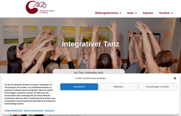 Vorschau von www.integrativer-tanz.at, Integrativer Tanz