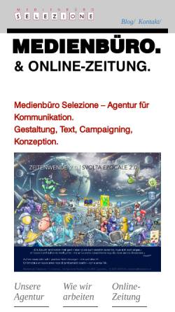 Vorschau der mobilen Webseite www.selezione.ch, Die Selezione