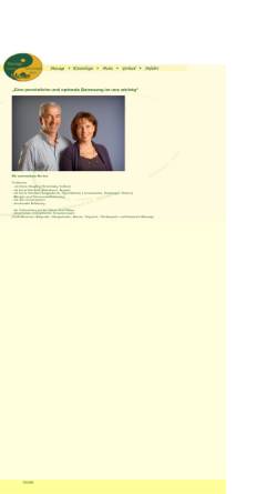 Vorschau der mobilen Webseite www.moser-vital.at, Massage und Kinesiologie Gerhard und Maria Moser