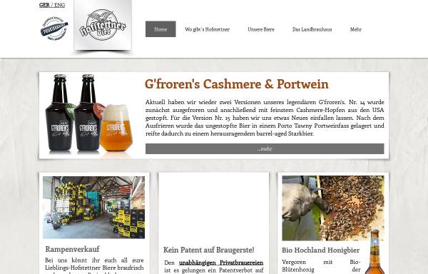 Vorschau von www.hofstetten.at, Brauerei Hofstetten