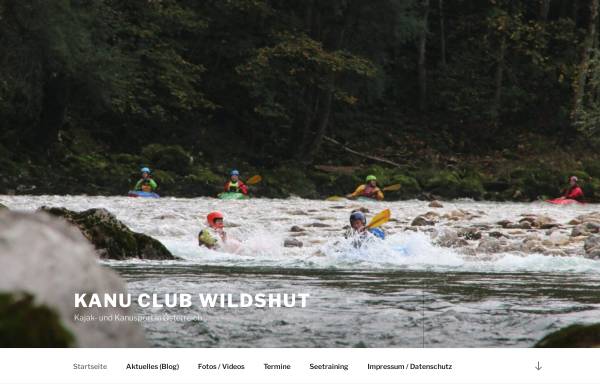 Vorschau von www.kcw.at, Kanu Club Wildshut