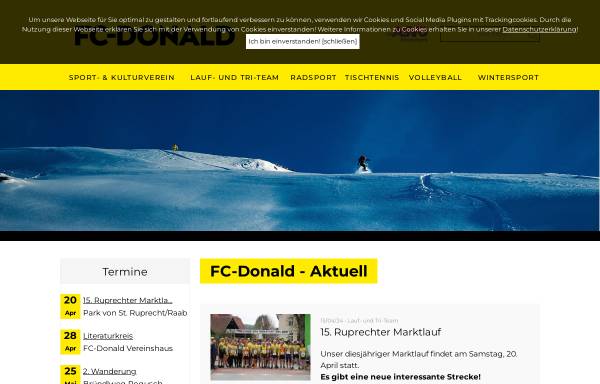 Vorschau von www.fc-donald.at, Sport- und Kulturverein FC Donald