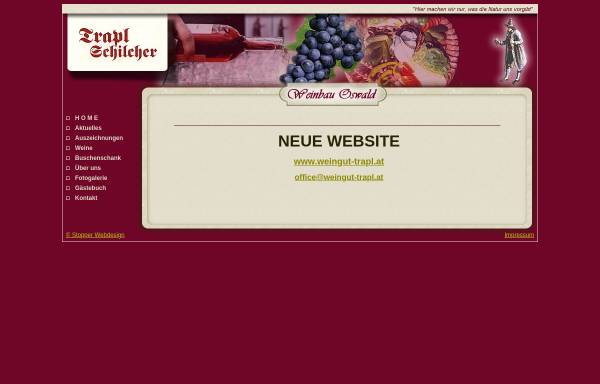 Vorschau von www.trapl-schilcher.at, Weinbau Oswald