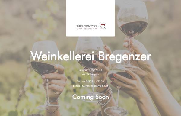 Vorschau von www.bregenzerweine.at, Weinkellerei Bregenzer
