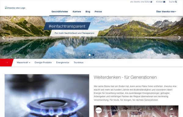 Vorschau von www.illwerke.at, Vorarlberger Illwerke AG