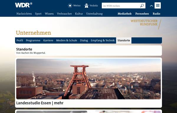 Vorschau von www.wdr.de, WDR Studio Essen