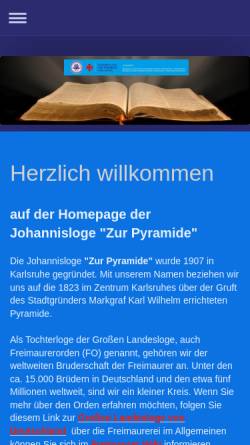Vorschau der mobilen Webseite www.zur-pyramide.de, Zur Pyramide